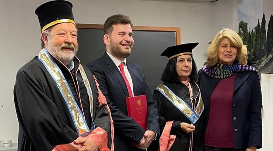Minturno: Matteo Marcaccio si laurea con 110 e lode con una splendida tesi sull'ultima parlamentare vivente della prima legislatura repubblicana. Tesi meritevole di pubblicazione.