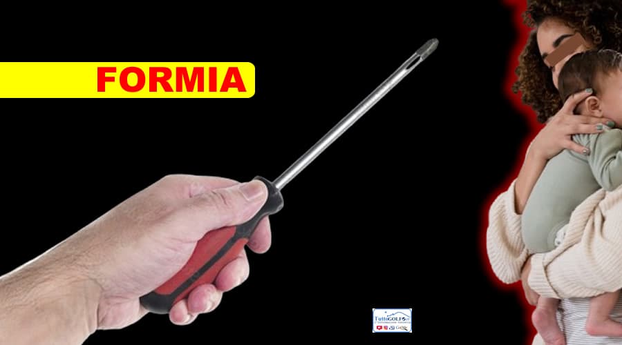 Formia: minaccia una nipotina in braccio alla madre con un cacciavite e colpisce la moglie. La vicenda