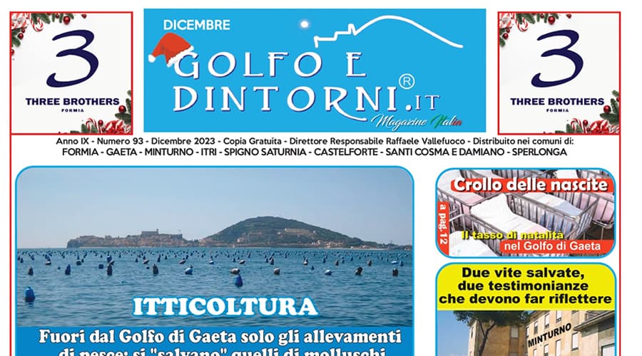 In distribuzione il magazine Golfo e Dintorni di dicembre