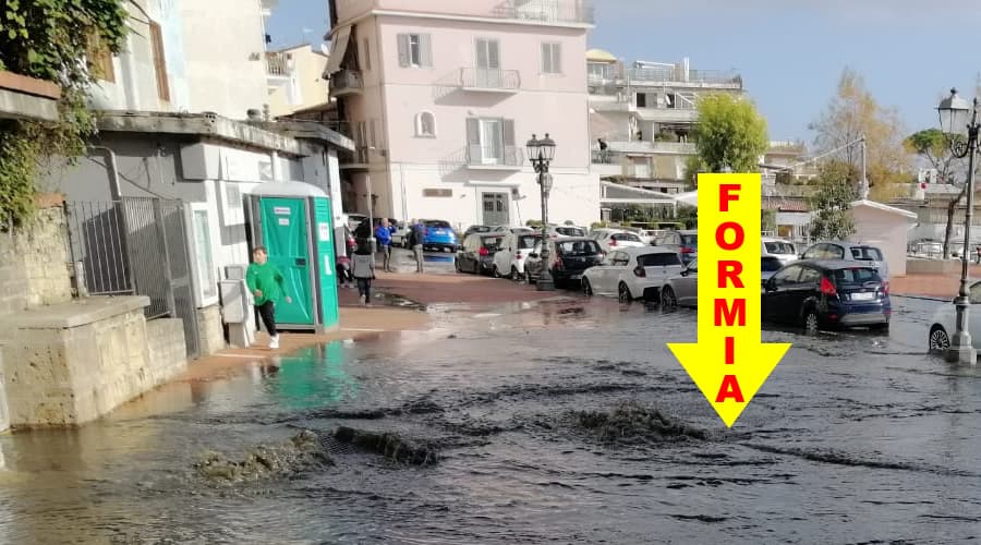 Formia: sversamento liquami in mare all'altezza della Torre di Mola