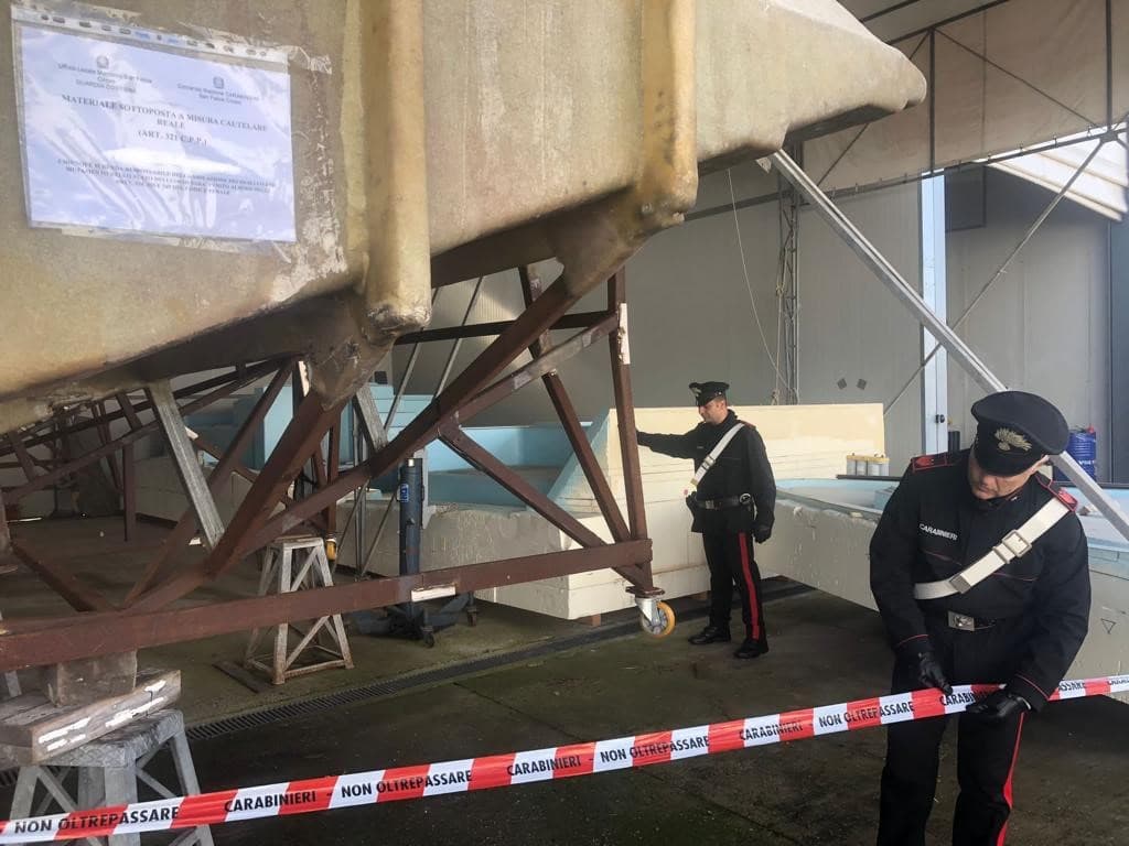Sequestrato materiale nautico per un valore di 100.000€