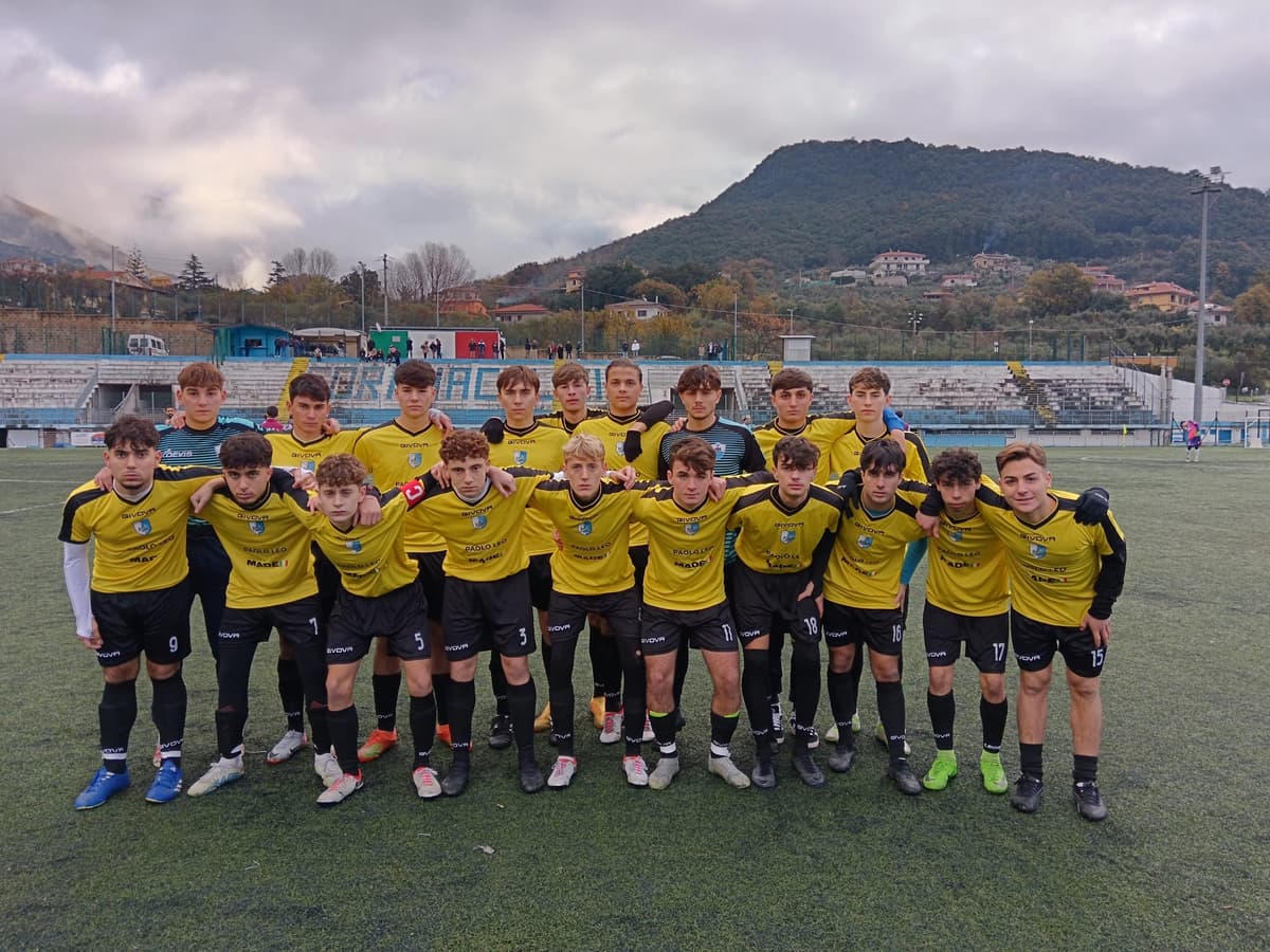 CITTA' DI FORMIA UNDER 17 BATTE A.S.D. FALASCHELAVINO 1 A 0 CON GOL DI MATTEO DI RIENZO