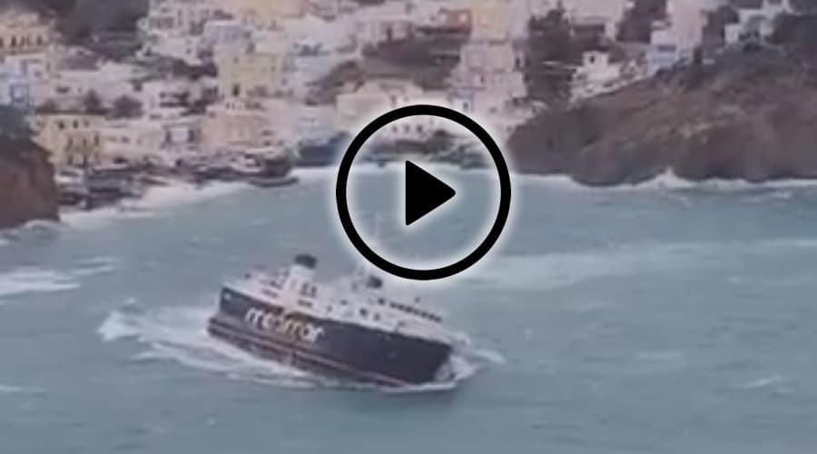 I VIDEO: nave Formia Ponza da brividi a causa del mare mosso.