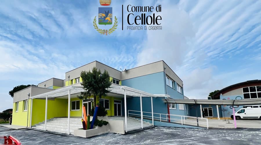 CELLOLE - ULTIMATI I LAVORI DI RIQUALIFICAZIONE DELLA SCUOLA DI VIA MORAVIA