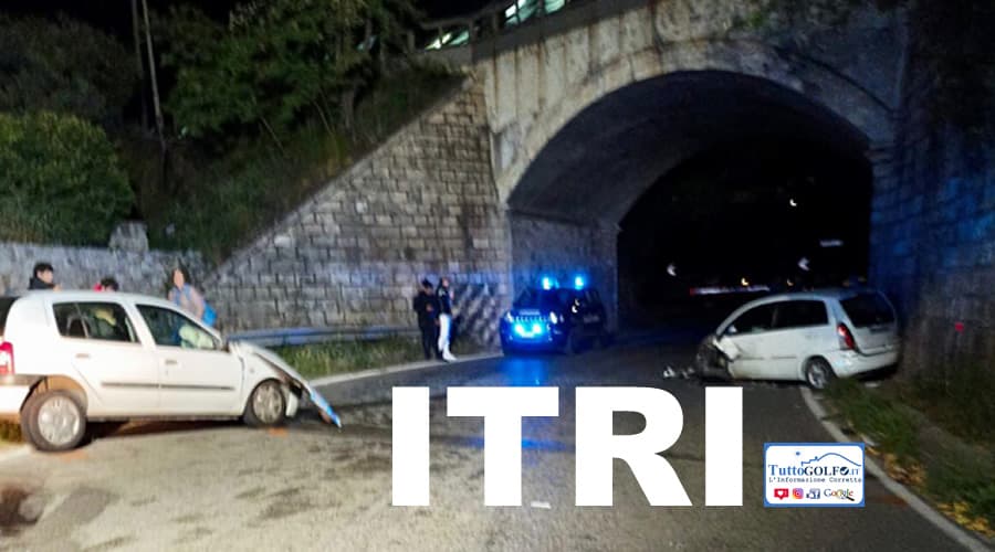 Itri, incidente stradale: in quattro in ospedale. L'accaduto