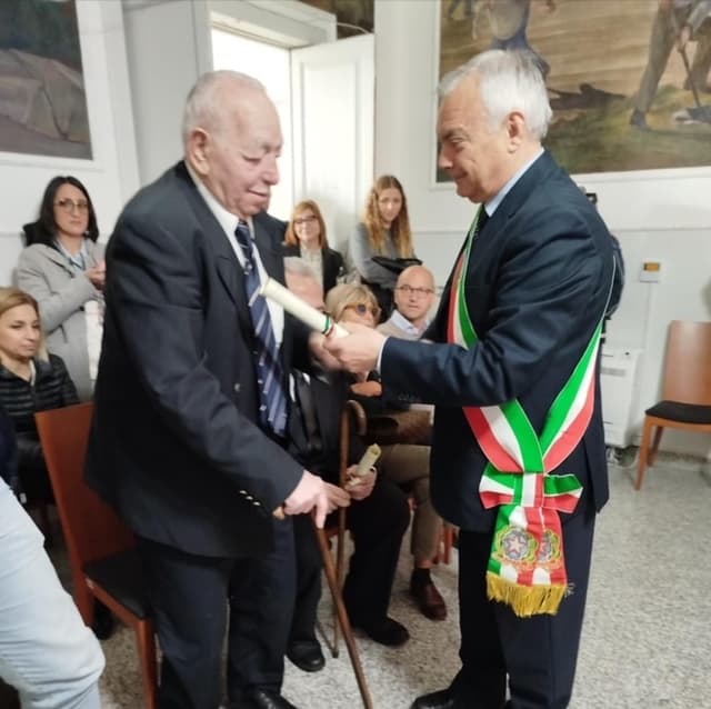 Castelforte: Conferimento Cittadinanza Benemerita a Impero Menchella
