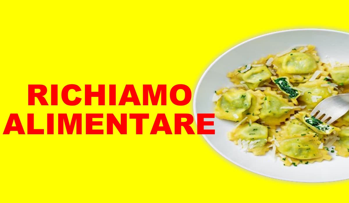 Tortelloni ricotta e spinaci - Richiamo Alimentare per rischio microbiologico. Il lotto