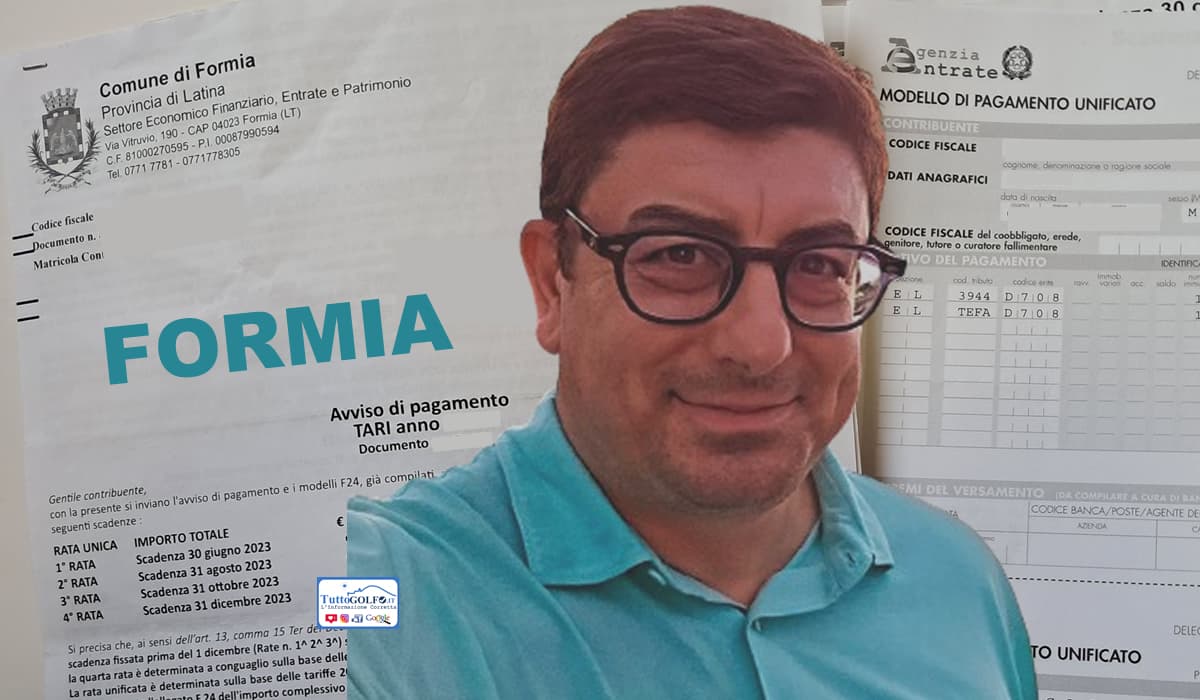 TARI, a Formia le bollette diminuiscono: – 2,88% per le famiglie e – 1,08% per le imprese