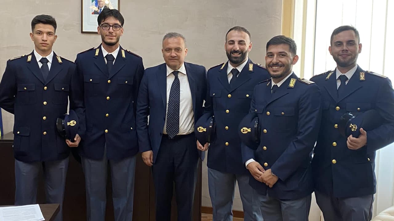Cinque nuovi agenti per la Questura di Latina  
