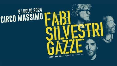 Domani, a Roma, il concerto di Niccolò Fabi, Daniele Silvestri e Max Gazzè