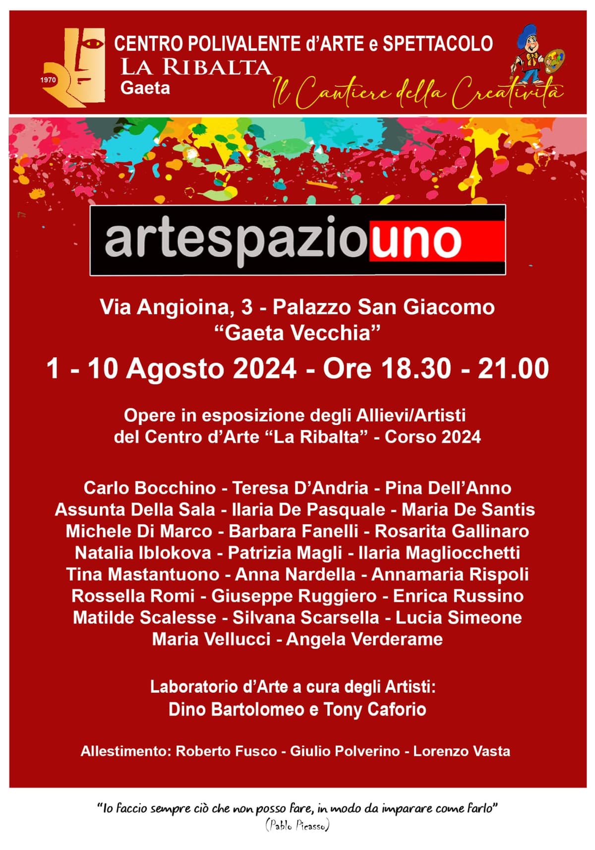 Mostra di pittura collettiva a Gaeta