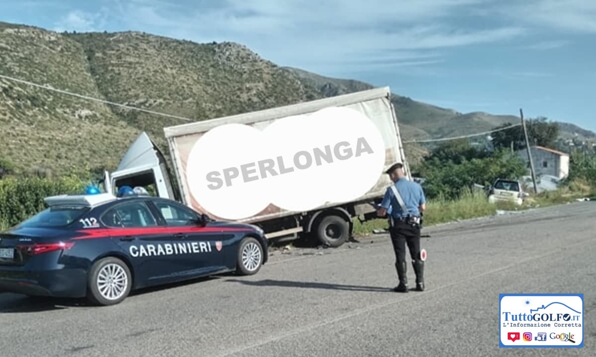 Sperlonga - Incidente stradale con feriti: rifiuto all’accertamento sullo stato di ebrezza alcoolica e dell’uso di sostanze stupefacenti e guida con patente revocata