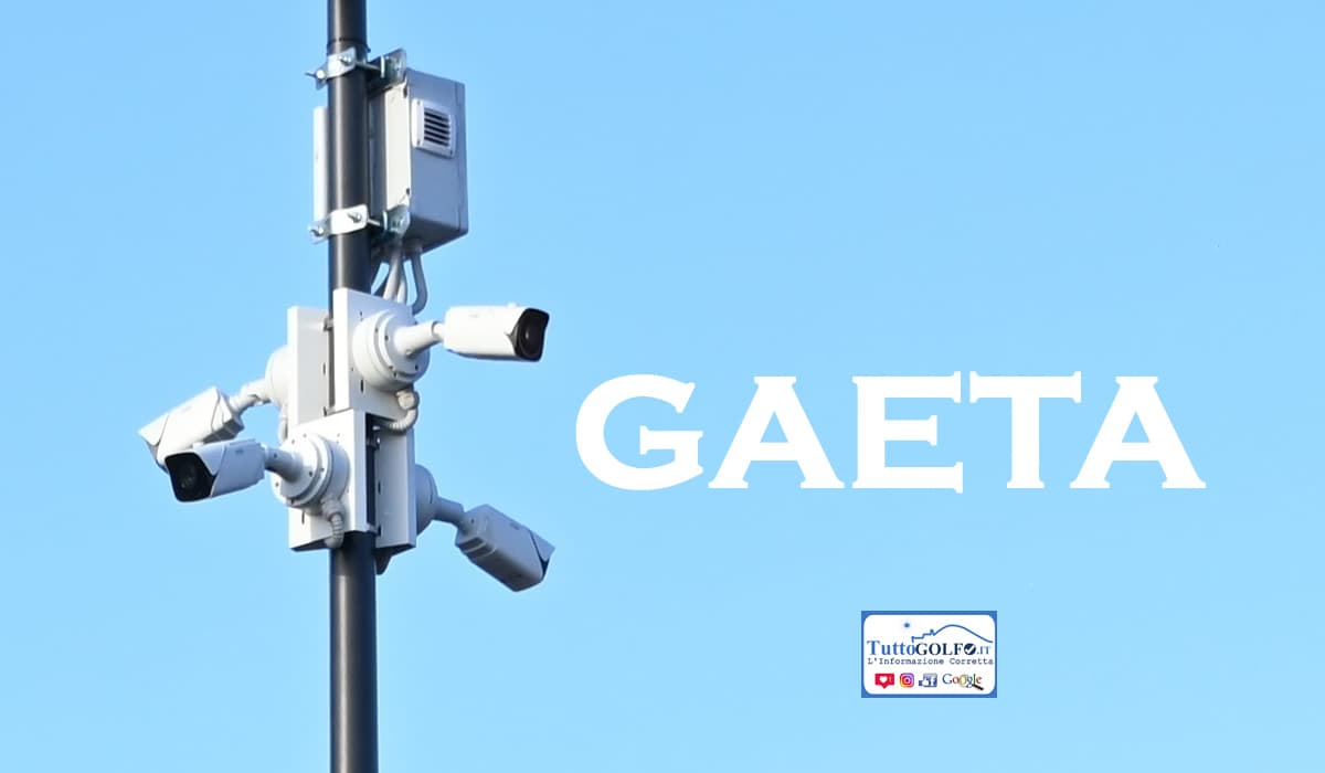 Gaeta - Attivato l’impianto. 34 videocamere presenti in punti strategici