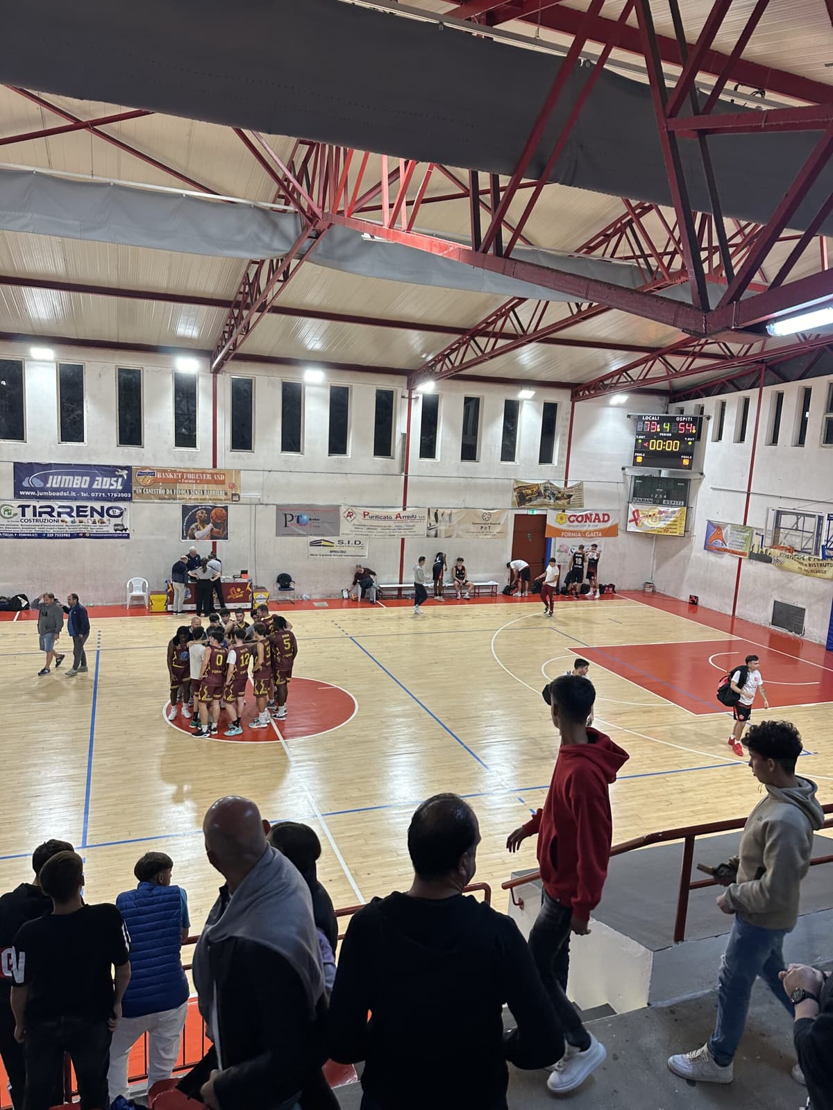 JUMBO BASKET FORMIA / VIRTUS BASKET PONTINIA 73/54
