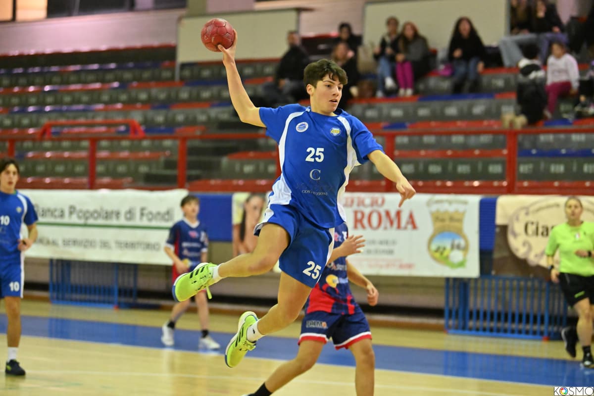 Pallamano, Under 16: il CUS Cassino Gaeta '84 vince ancora e batte la capolista, vetta a -1