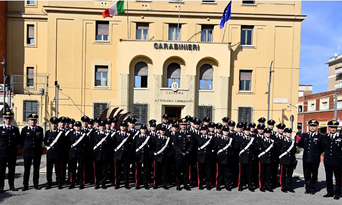 Sono giunti 42 Carabinieri: andranno a potenziare l’organico del Comando Provinciale Carabinieri di Latina
