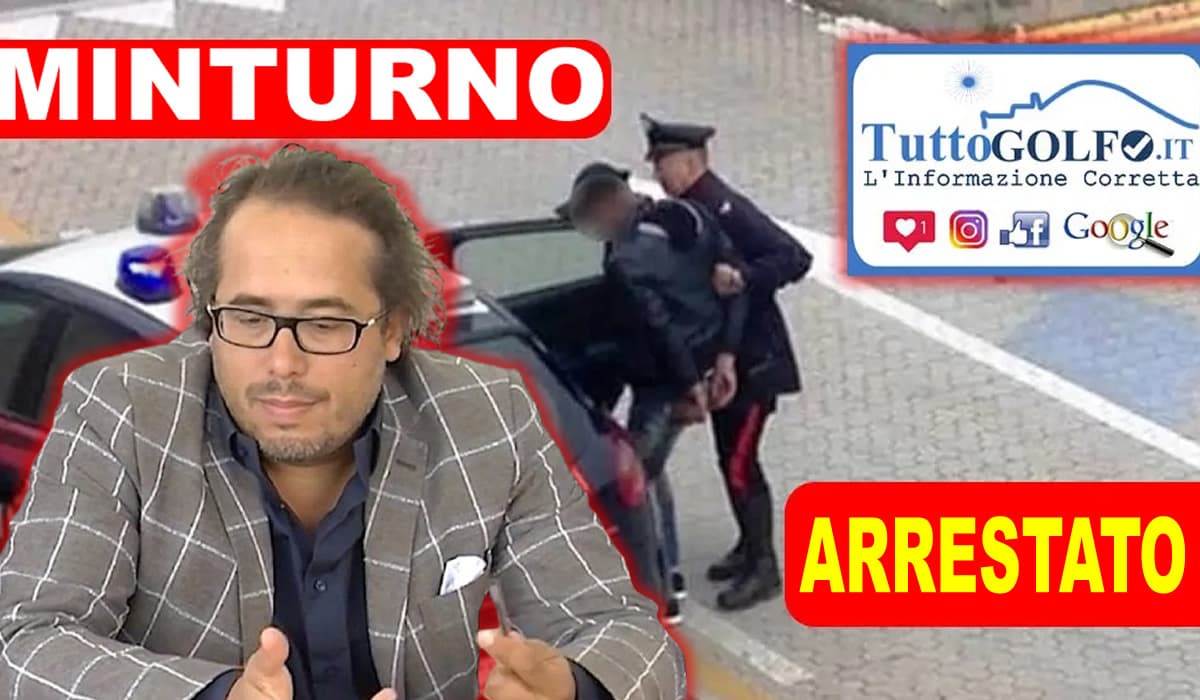 E' già tornato in libertà il giovane arrestato a Minturno