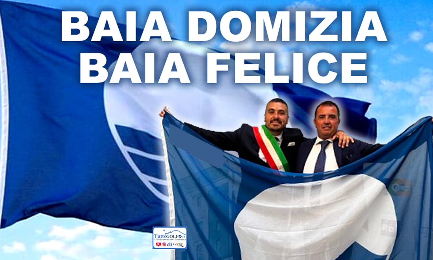 Cellole, riconfermata la Bandiera Blu per le spiagge di Baia Domizia e Baia Felice