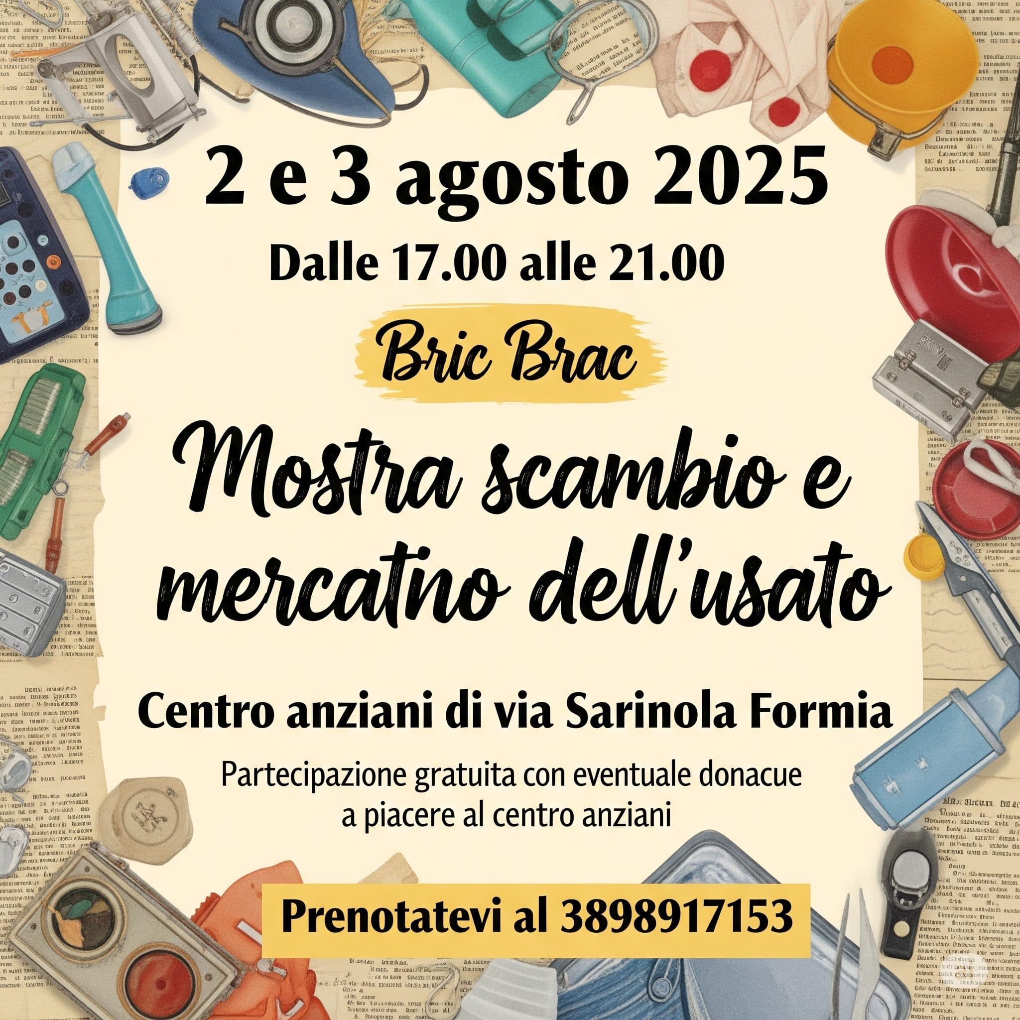 Formia - Mostra scambio e mercatino dell’usato