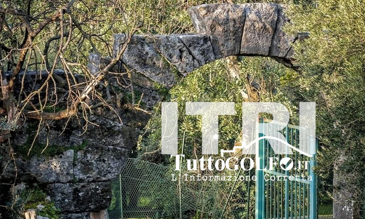 L'arco romano ad Itri che faceva parte della città romana di Formiae