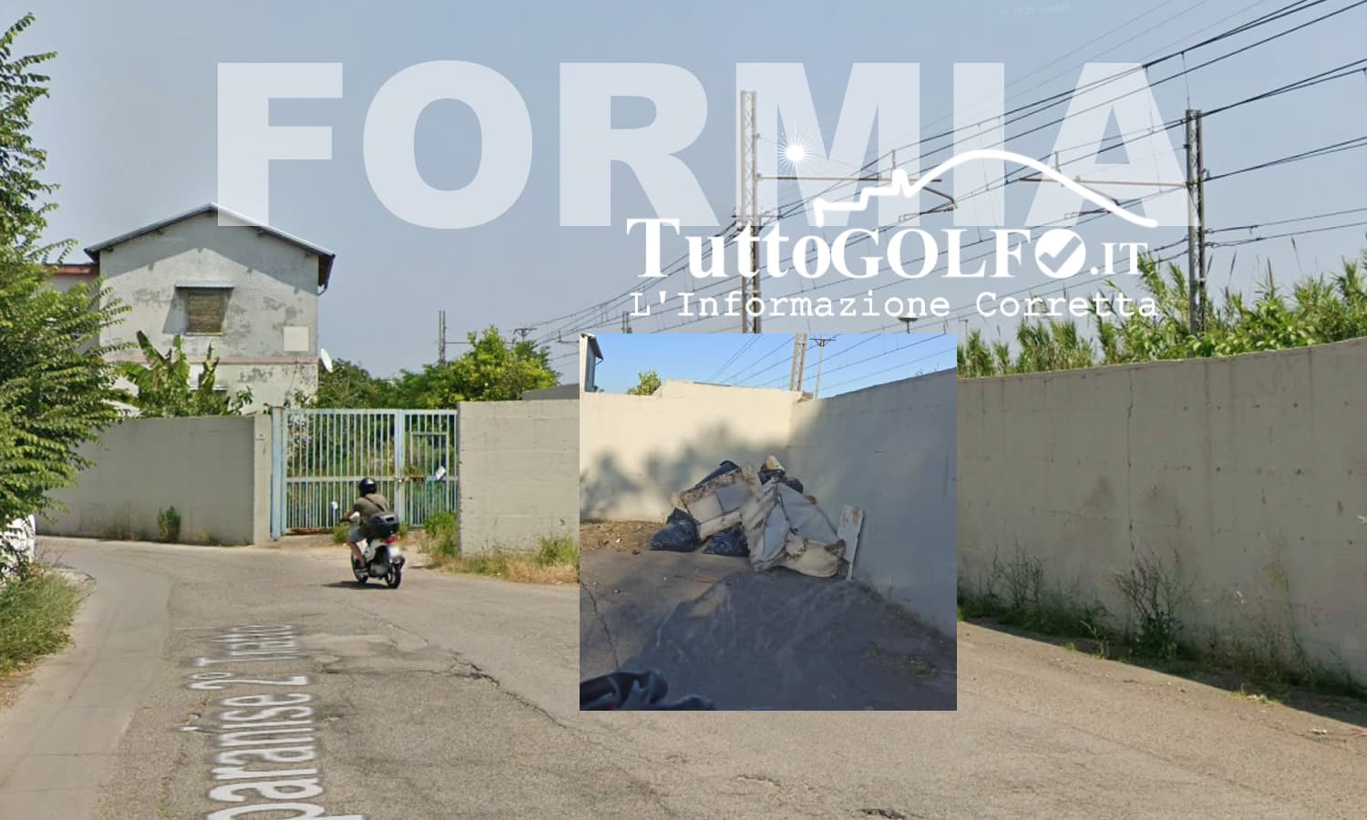 Formia - Abbandona rifiuti in via Sparanise. Individuato, denunciato e sanzionato con un'ammenda di 2.500 euro