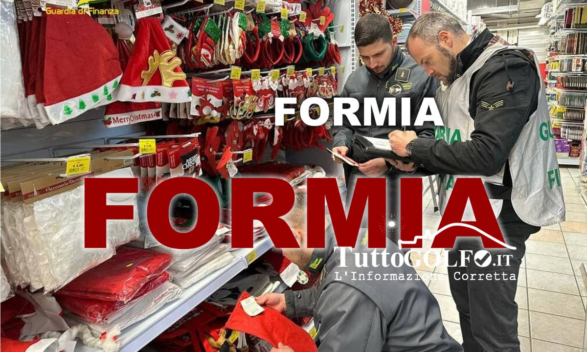 Formia - La Guardia di Finanza eleva oltre 50.000 euro di sanzioni a due "empori" e sequestra oltre 140.000 prodotti