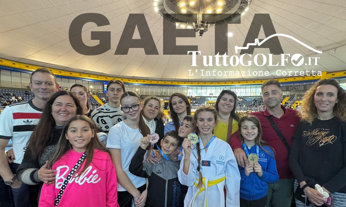 Gaeta - ASD Taekwondo Carangelo brilla alla 6ª Torino Royal Cup: 8 medaglie e un risultato straordinario