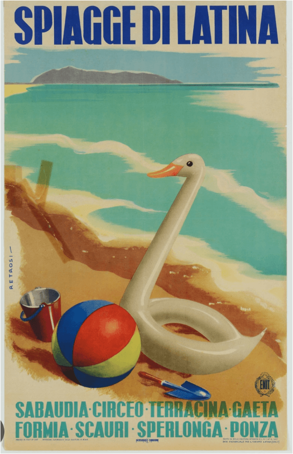 Virgilio Retrosi, Formia e grafica pubblicitaria