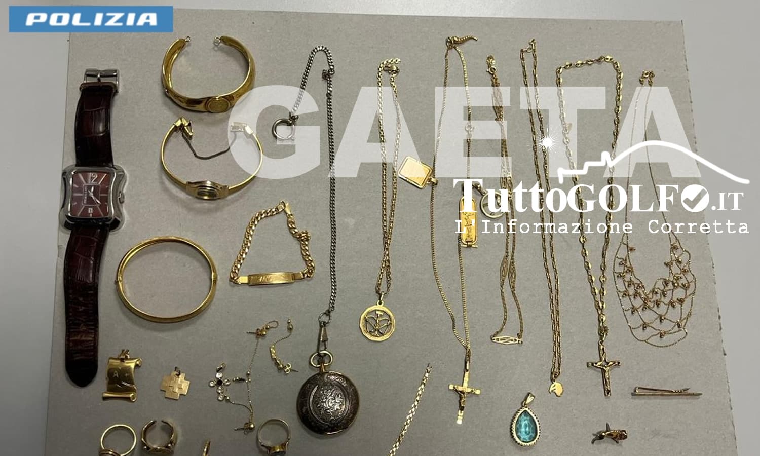 Truffa del “falso nipote”: due arresti a Gaeta, recuperati gioielli per 17 mila euro