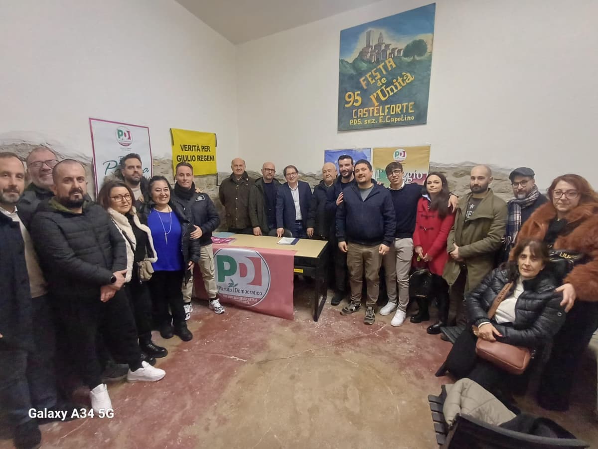 Congresso del Partito Democratico di Castelforte, Orlandi rieletto segretario all’unanimità