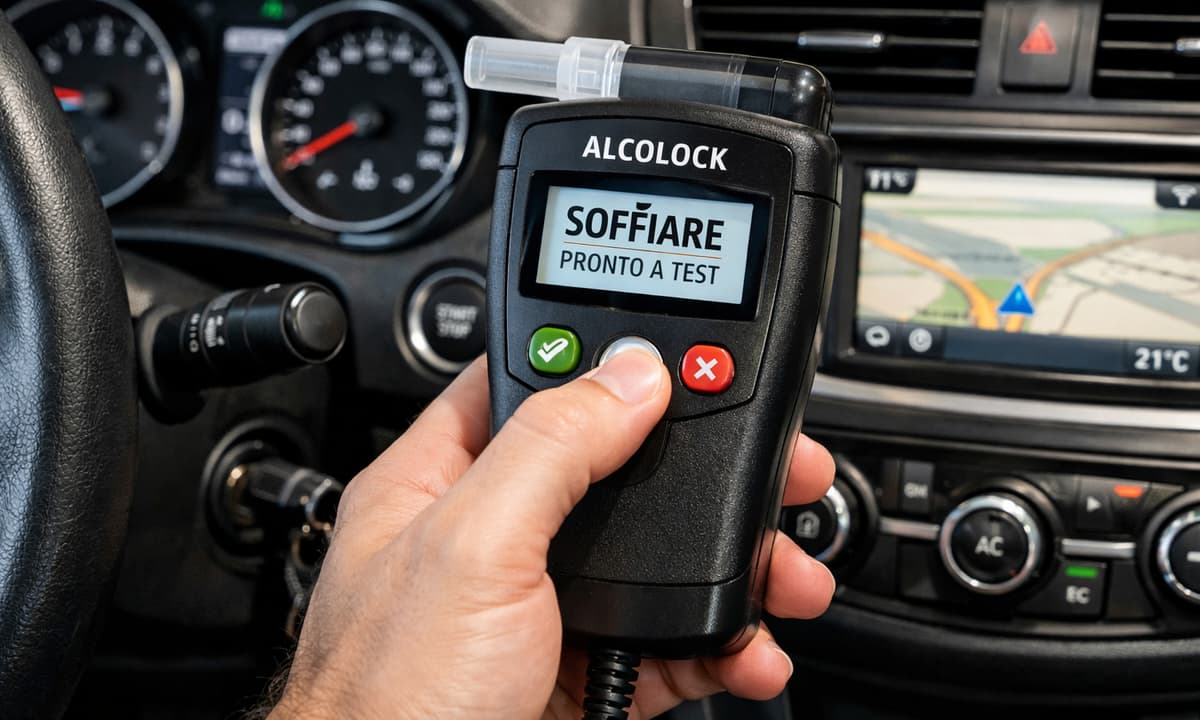Alcolock obbligatorio: controlli a tappeto. Denunciato un 49enne