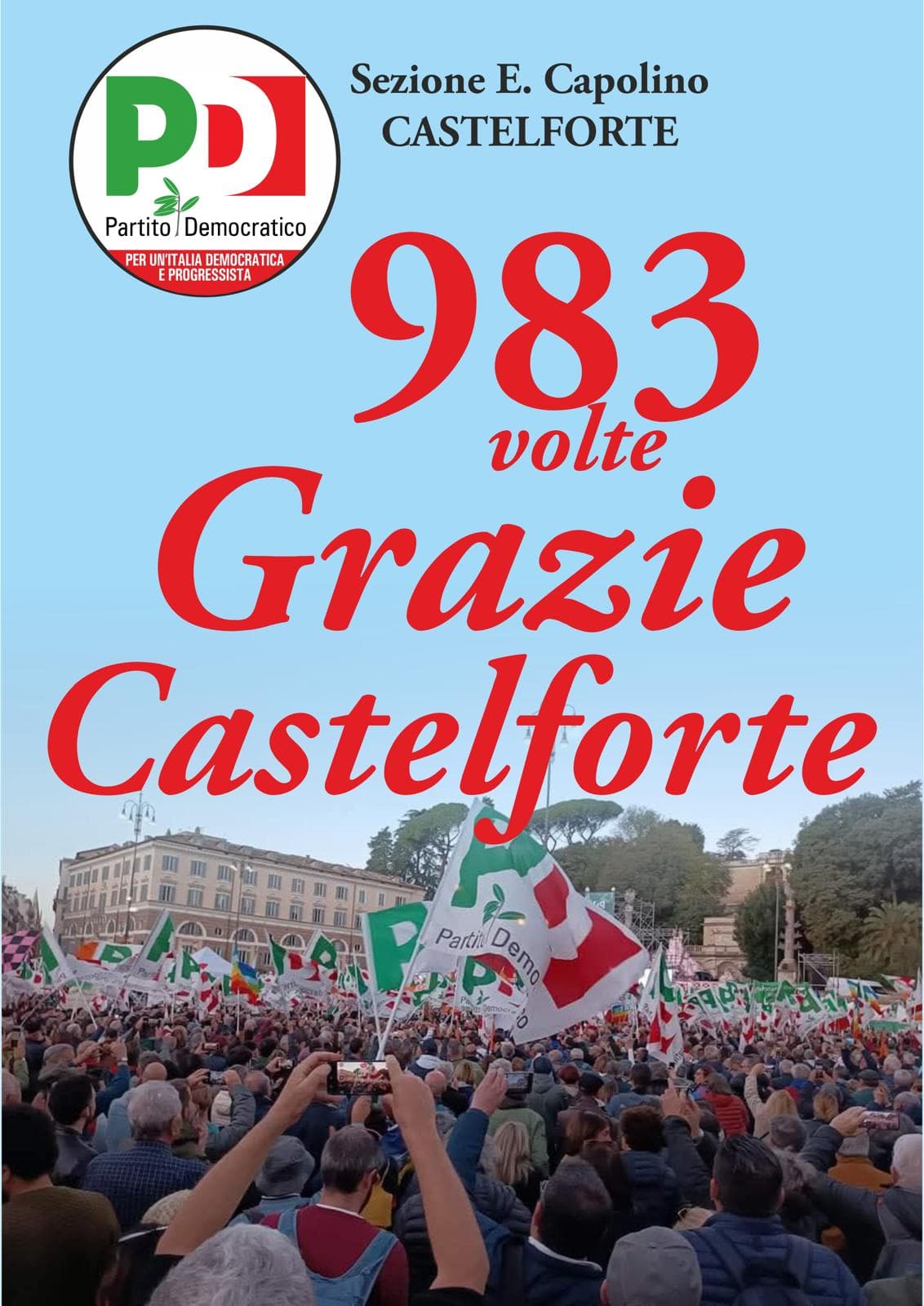 Castelforte, PD: 983 volte grazie