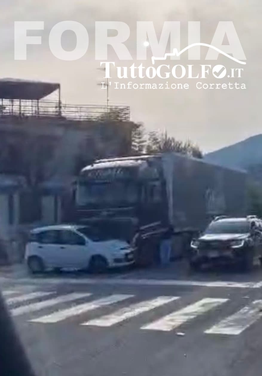 Doppio incidente stradale nel pomeriggio a Formia: traffico sulla Variante Appia e a Vindicio