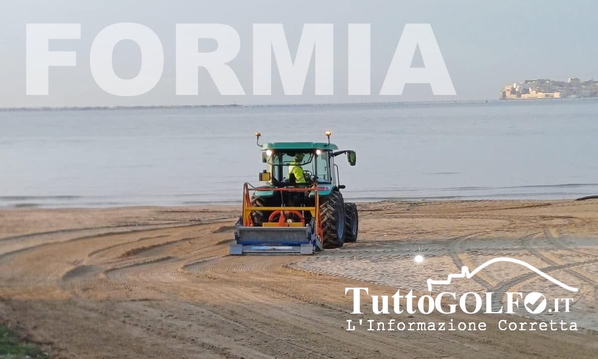 FORMIA - AL VIA LA PULIZIA DEGLI ARENILI A GIANOLA E VINDICIO