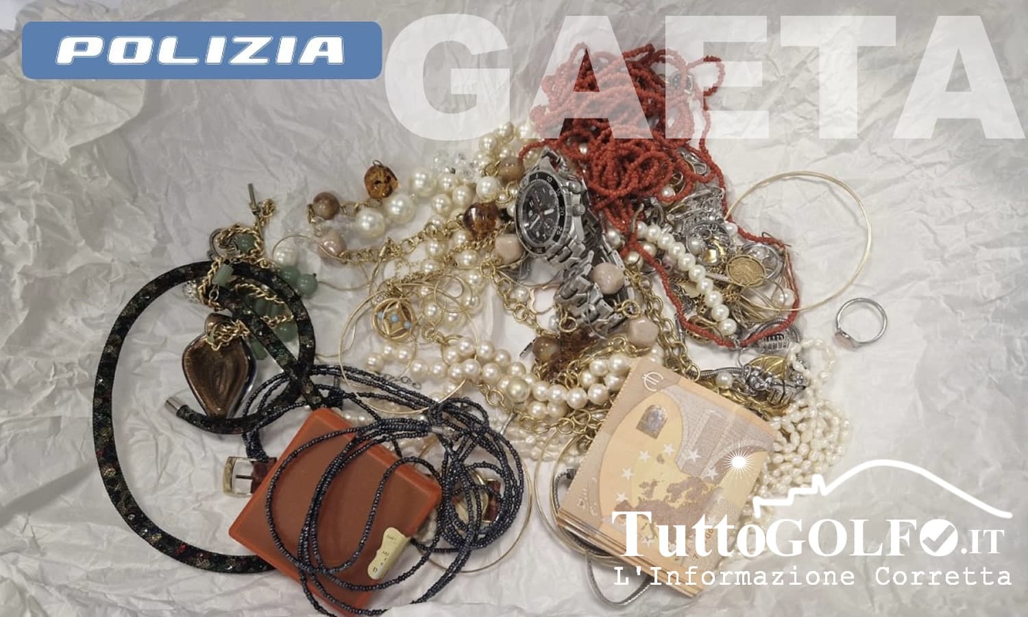 La Polizia di Stato di Gaeta arresta due giovani responsabili e recupera denaro e gioielli sottratti alle vittime