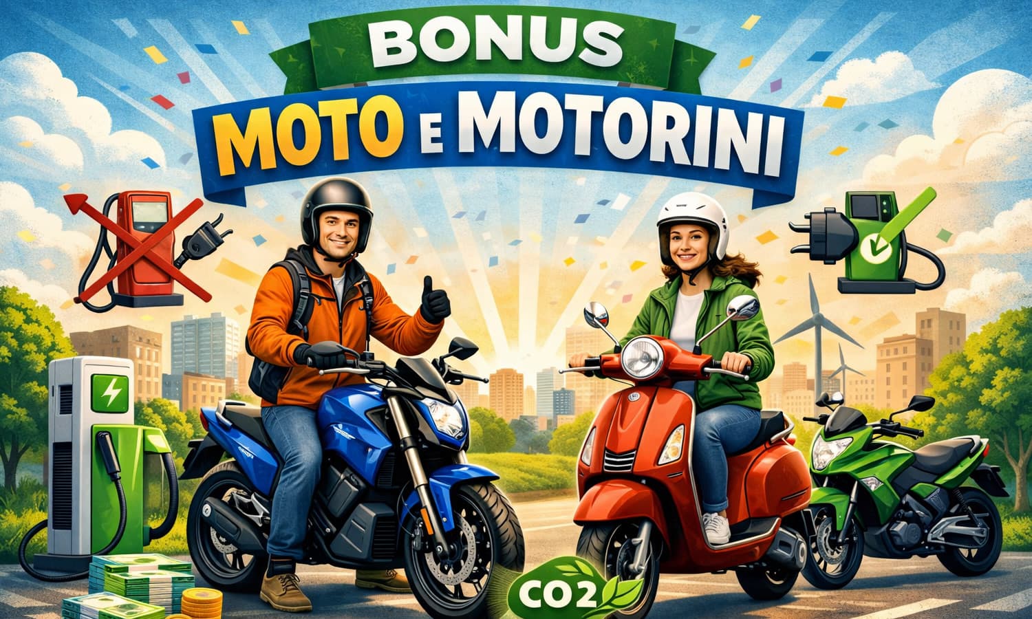 Bonus moto e motorini, al via le prenotazioni: incentivi per l’elettrico e l’ibrido