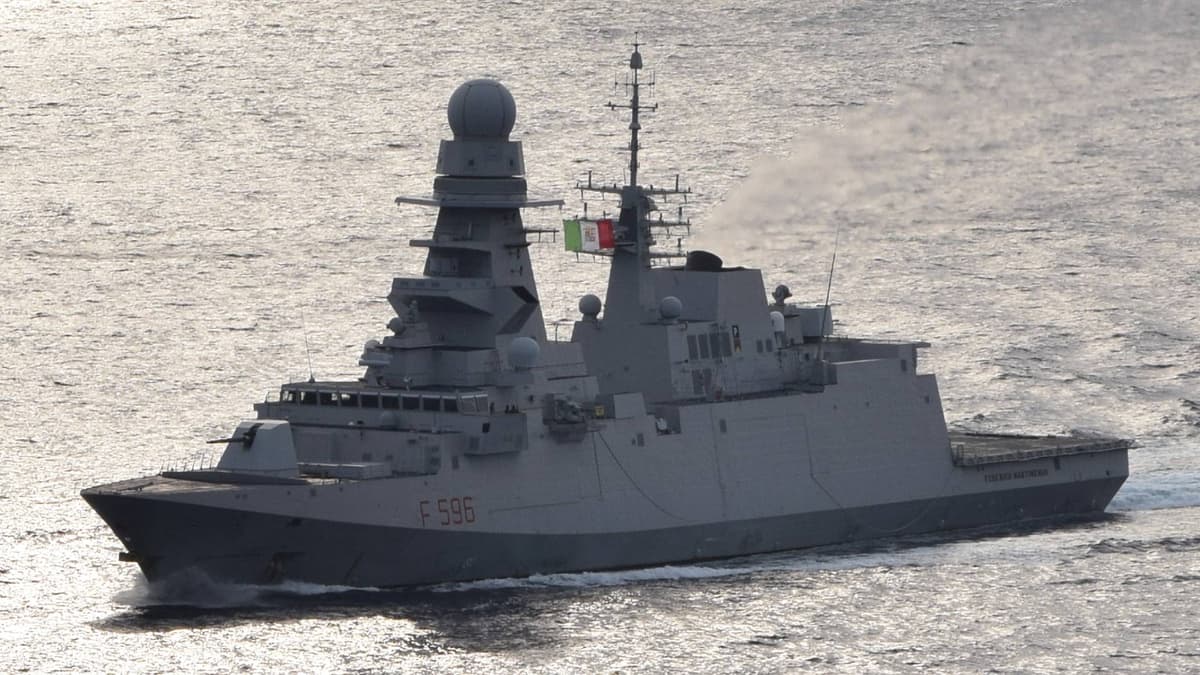L’Italia invia una fregata militare verso Cipro: oltre 160 militari a bordo