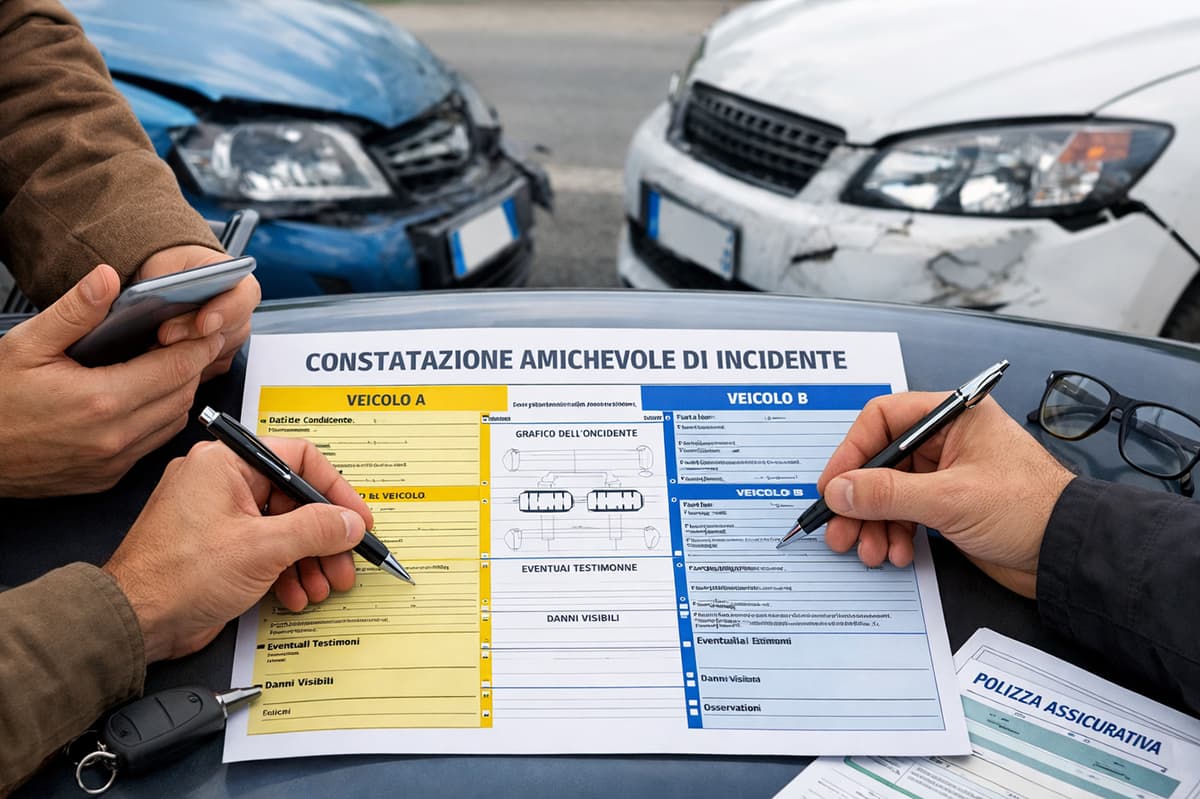 La constatazione amichevole diventa digitale: cosa cambia davvero per gli automobilisti