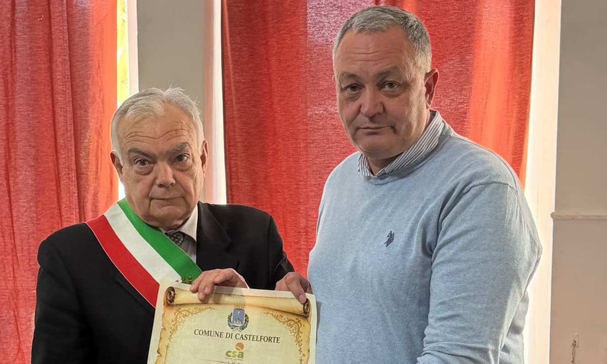 Il Comune di Castelforte celebra i 30 anni di attività della C.S.A. Ambiente S.r.l.