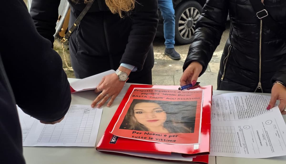 Golfo di Gaeta, raccolta firme per la legge “Noemi Durini”: stop ai benefici per i colpevoli di femminicidio
