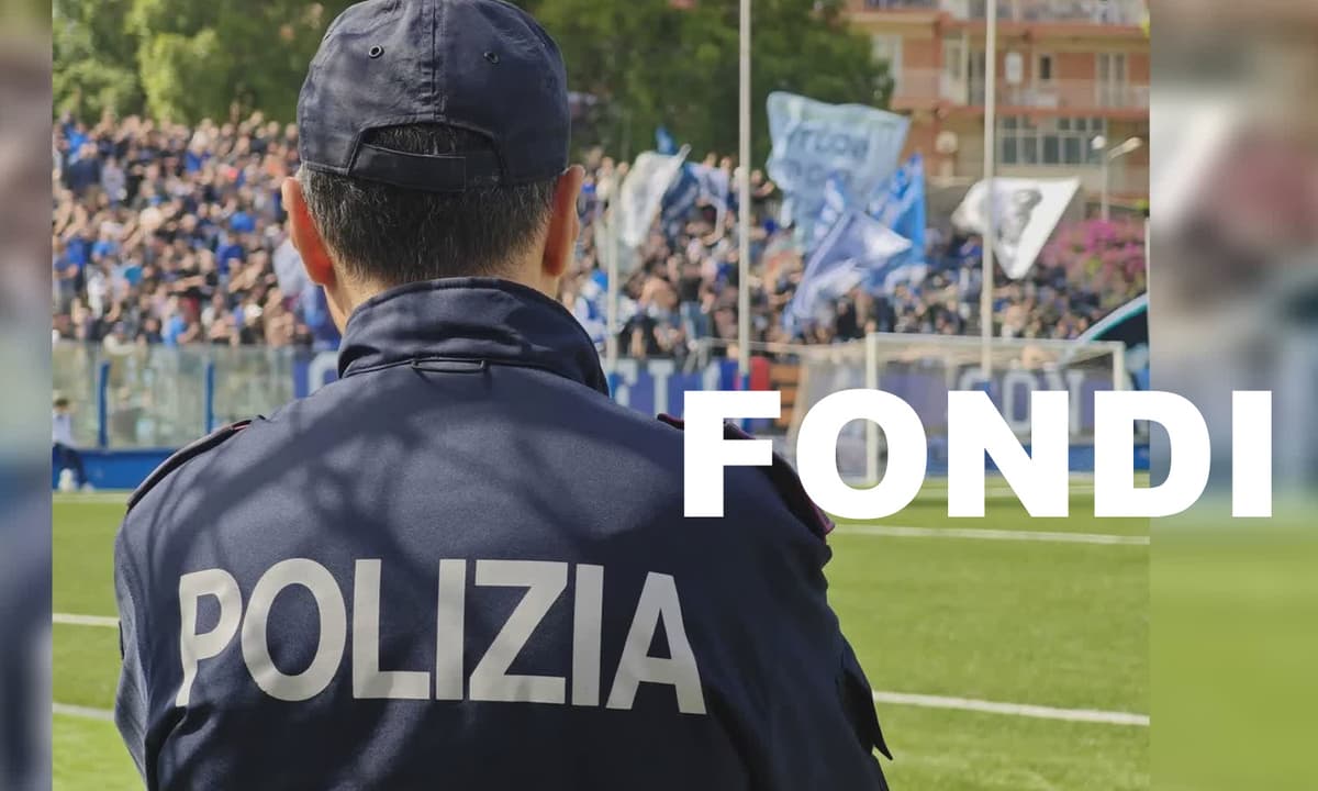 Fondi, insulti alle Forze dell’Ordine durante incontro di calcio: sei denunciati dalla Polizia di Stato