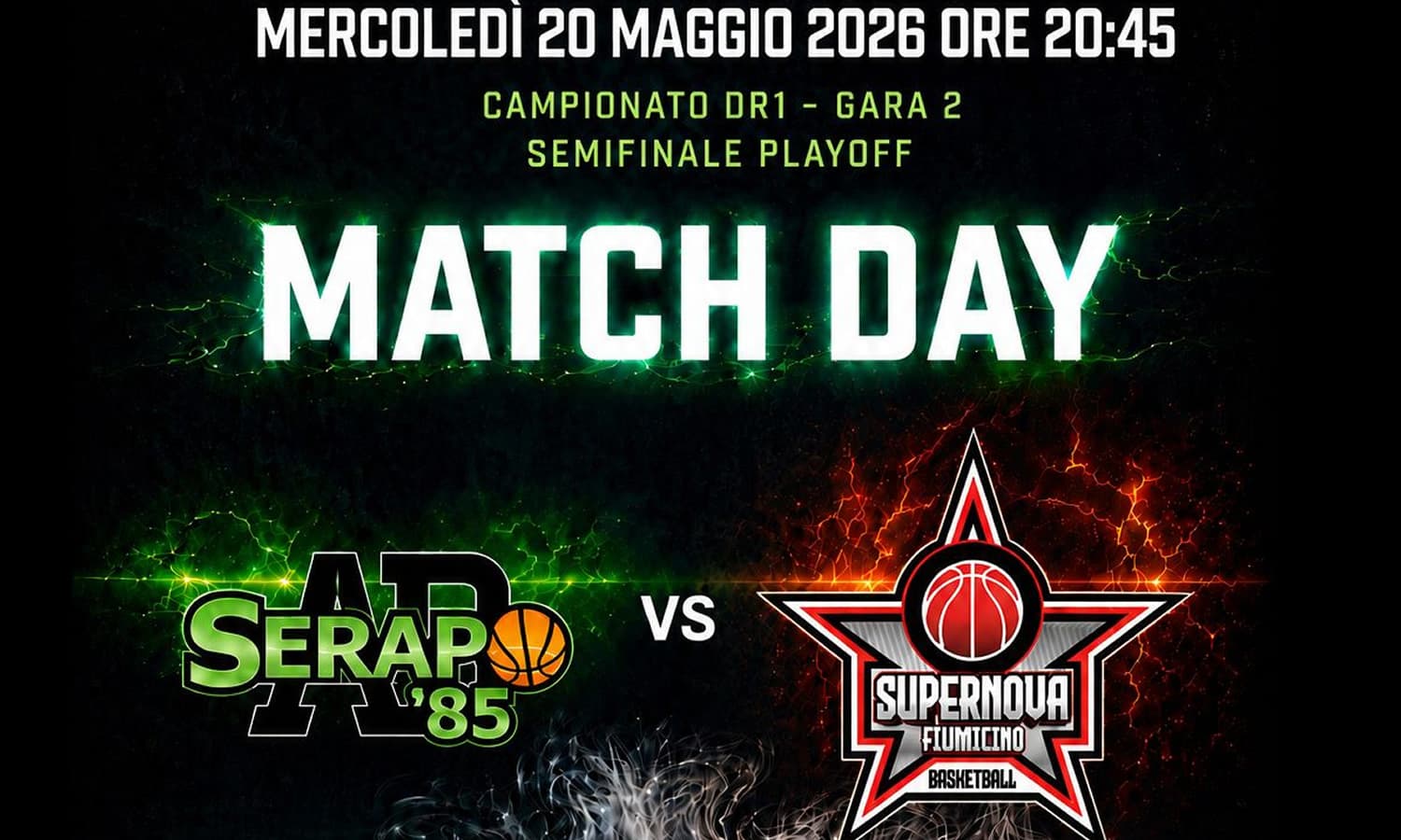 DOMANI TUTTI AL PALAMARINA ALLE 20:45 PER SOSTENERE IL BASKET SERAPO !!!