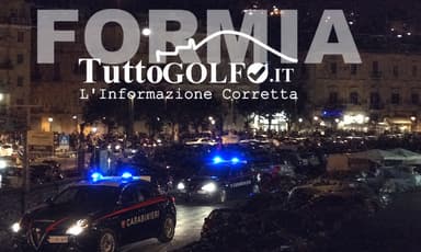 Notte di controlli tra Formia e Castelforte:  crack sequestrato e 82 persone controllate
