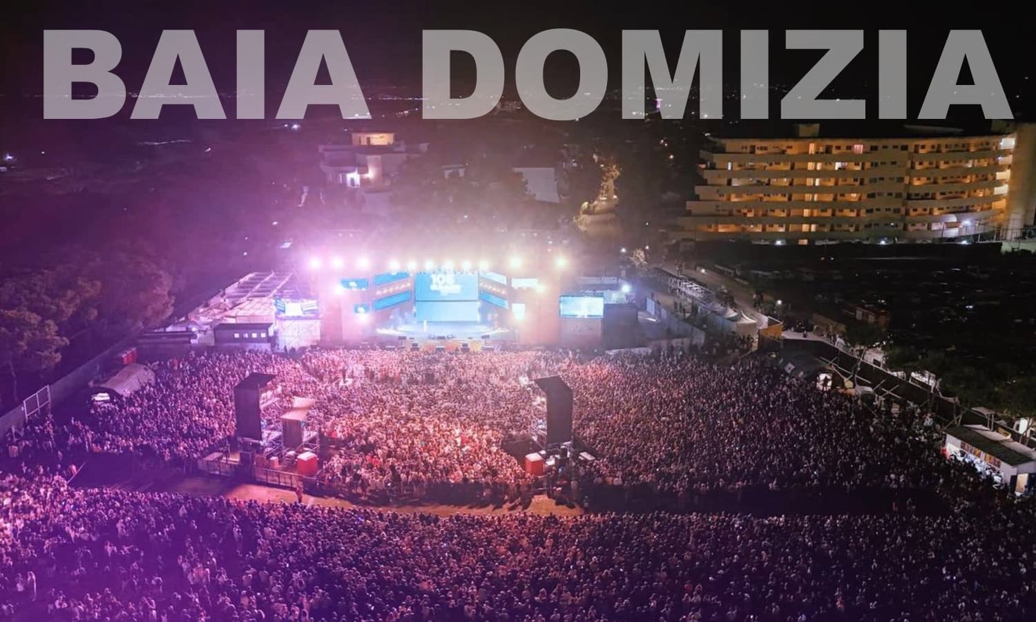 CELLOLE- 3 LUGLIO - TUTTO PRONTO A BAIA DOMIZIA PER IL GRANDE CONCERTO GRATUITO DI RADIO 105