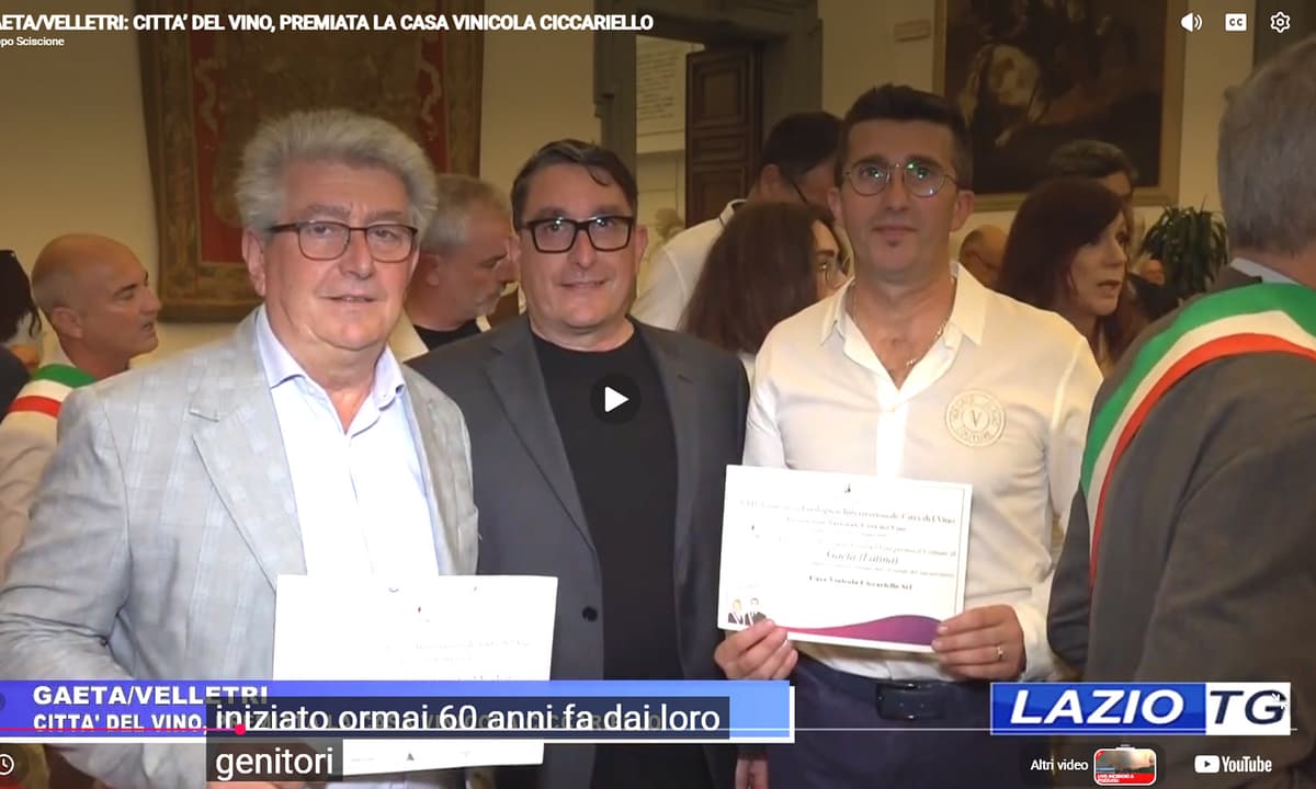 Casa Vinicola Ciccariello, secondo argento consecutivo al Concorso Enologico Internazionale "Città del Vino"