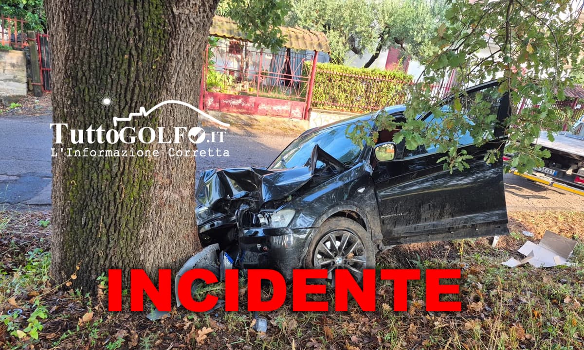 Incidente a Santi Cosma e Damiano, auto contro una quercia. Due giovani feriti, indagini in corso