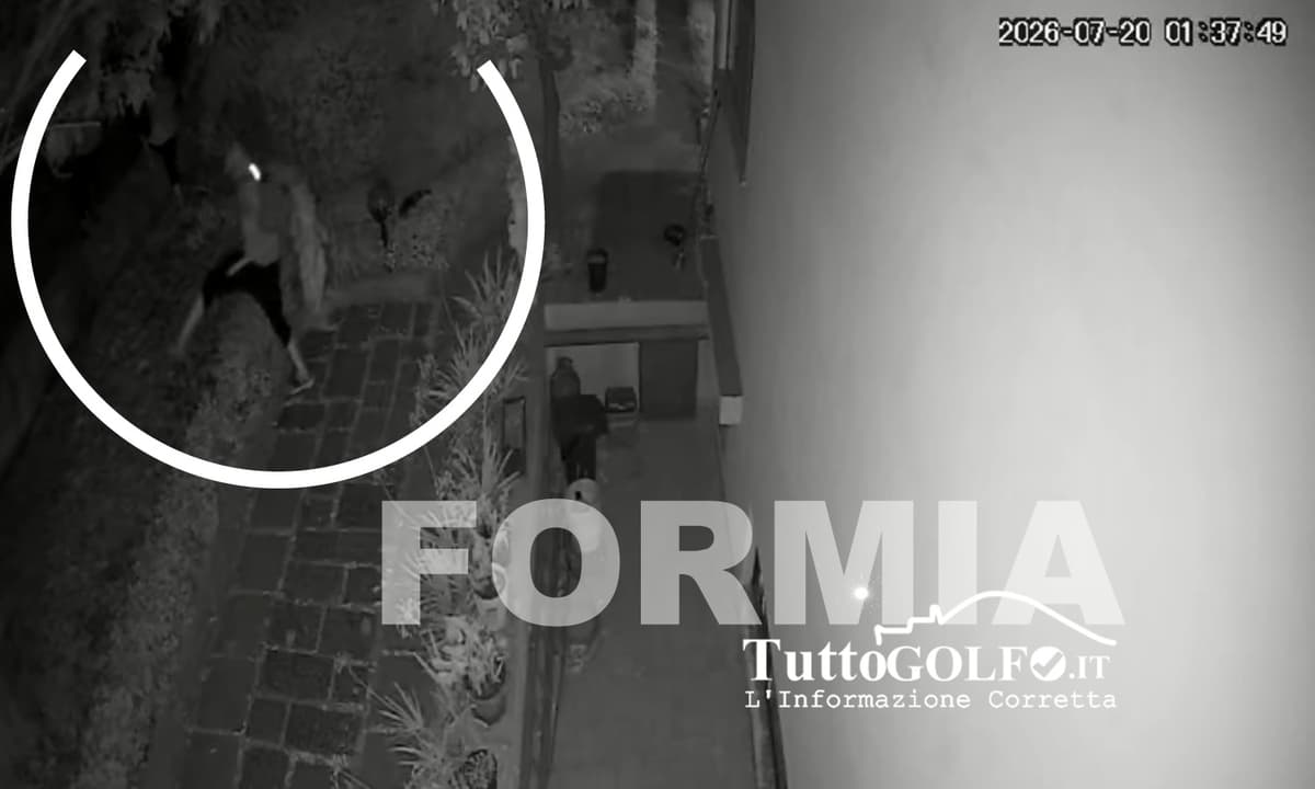 Formia - Con l'estate tornano anche i ladri: tre persone riprese dalle telecamere a Gianola