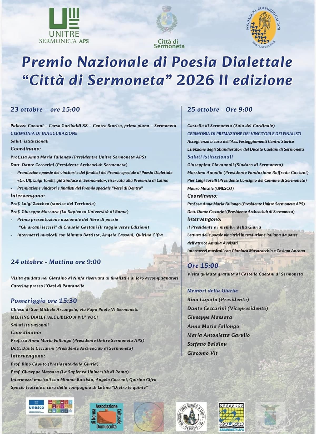 La locandina dell'evento