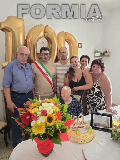 Formia celebra i 100 anni di Assunta Forcina: un secolo di vita, memoria e storia