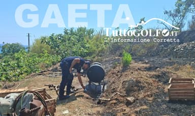 Gaeta, il fuoco acceso per bollire le conserve scatena un incendio: scatta la denuncia